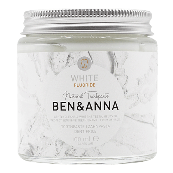 Dentífrico White con flúor 100 ml, Ben & Anna