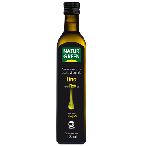 Aceite Lino Bio 500 ml, NaturGreen