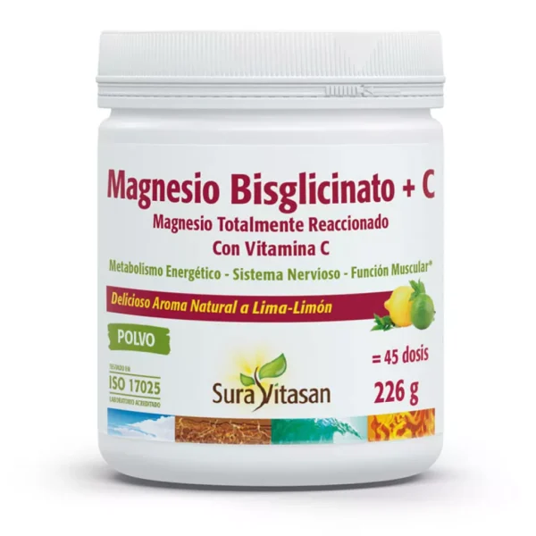 Magnesio Bisglicinato + Vitamina C, SuraVitasan