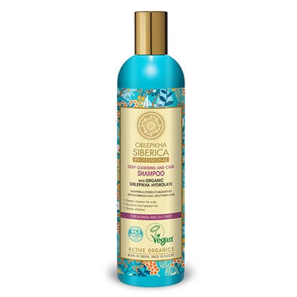 Champú para cabello normal y grasa, Oblepikha Siberica
