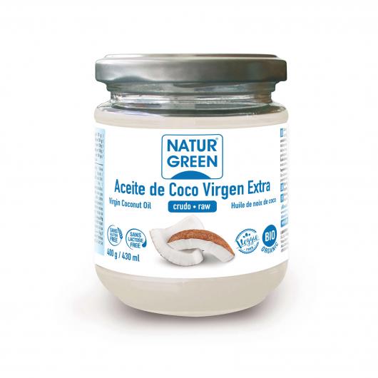 Aceite de coco virgen extra bio 430ml, Naturgreen