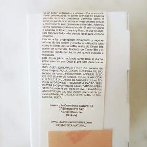 Jabón sólido relajante, Lavándula