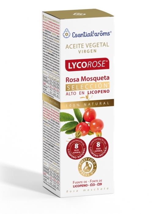 Aceite rosa mosquete Lycorose, 50ml, Esential Aroms