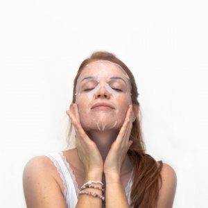 Mascarilla facial de algodón bio Esential Aroms
