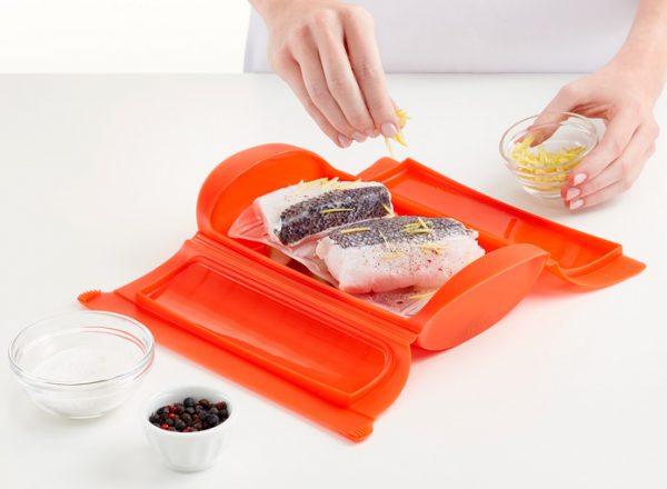 Estuche para cocinar al vapor