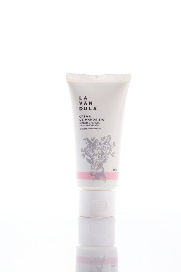 Crema de Manos BIO con Flores de Bach 100 ml, Lavándula
