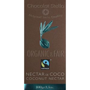 chocolate bio con néctar de coco