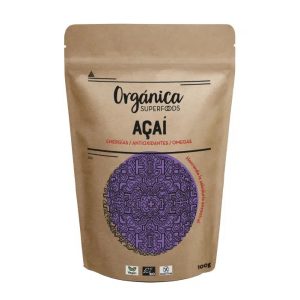 Açaí en Polvo 100 g, Organica Superfoods