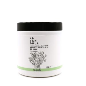 Mascarilla Capilar Natural con Aceite de Coco, Lavándula