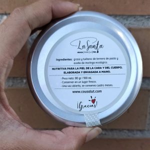 crema nutritiva cara y cuerpo La Santa