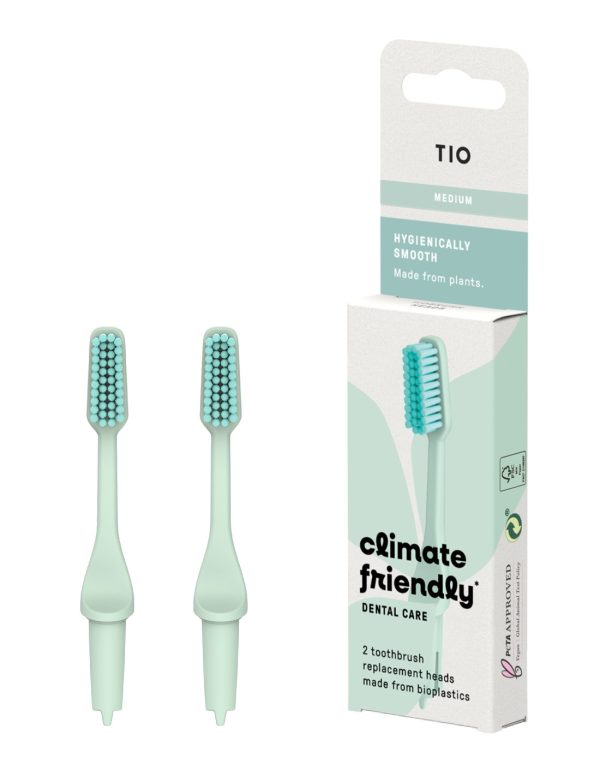 Recambios Cepillo de Dientes Medium (2 uds), TIO Care