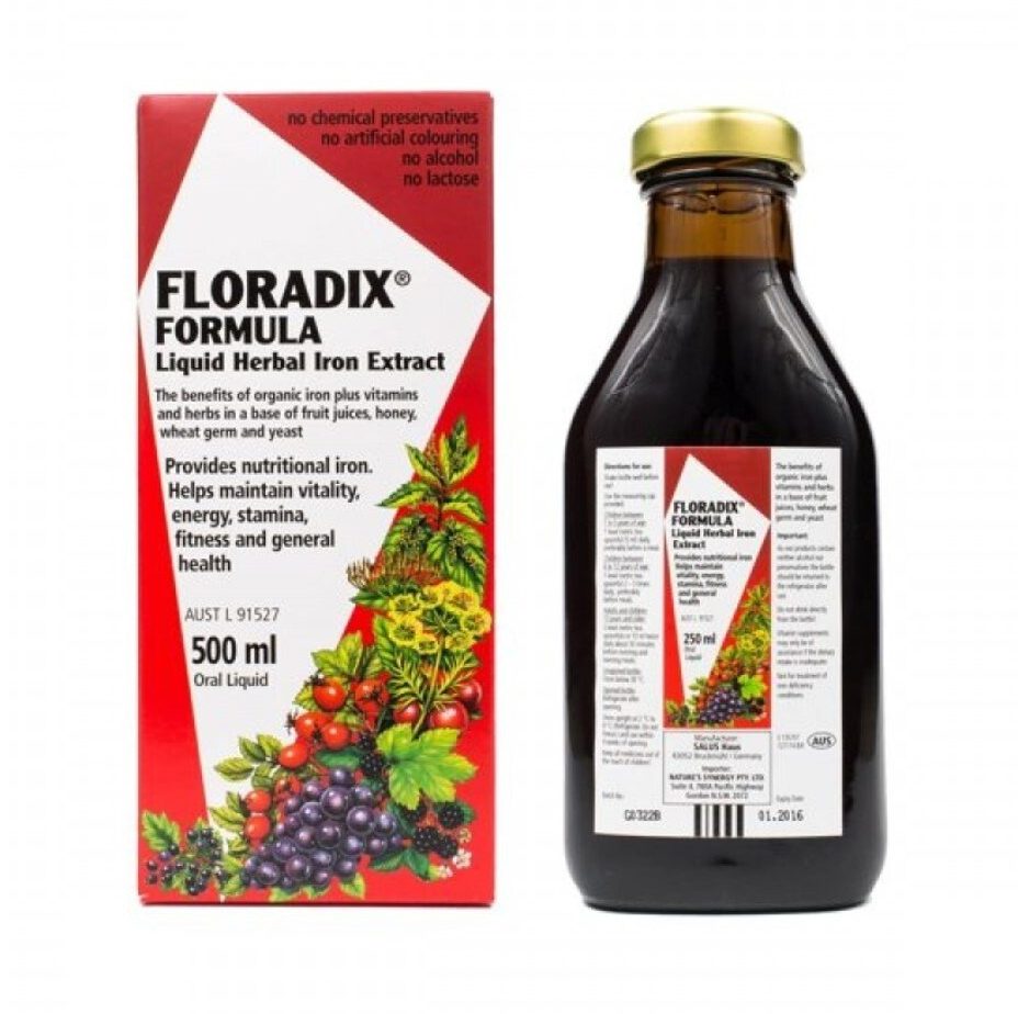 Floradix Hierro 500 ml, Salus