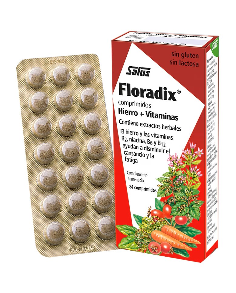 Floradix Hierro 84 comprimidos, Salus