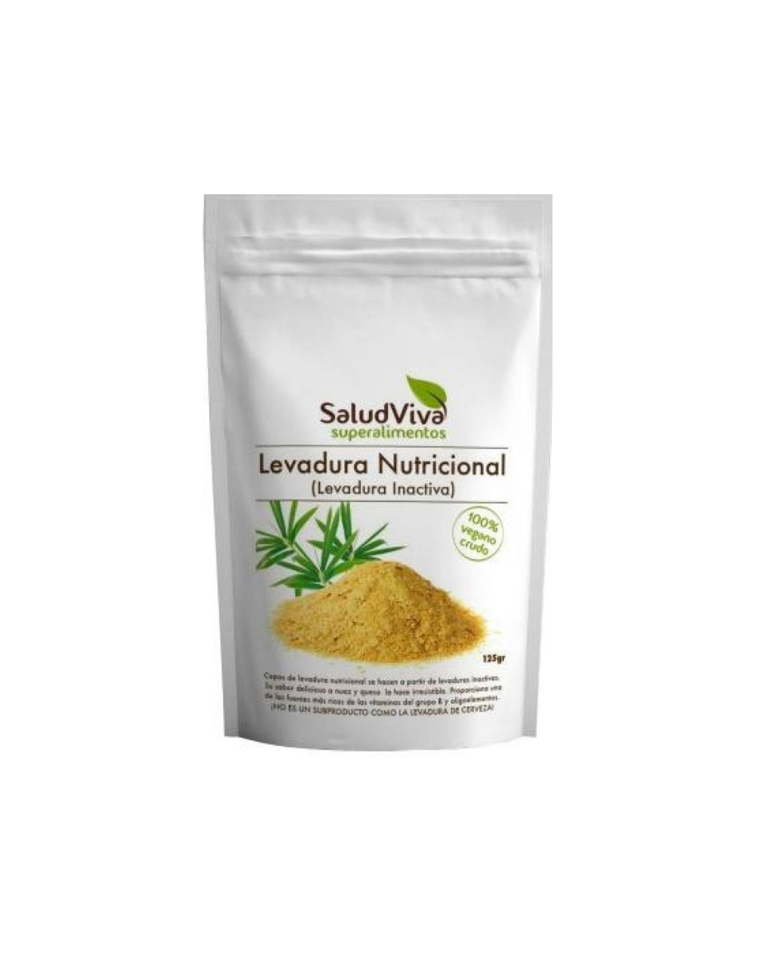 Levadura Nutricional 125 gr, SaludViva