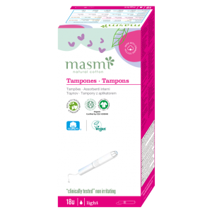 Tampones Natural Cotton Light, Masmi