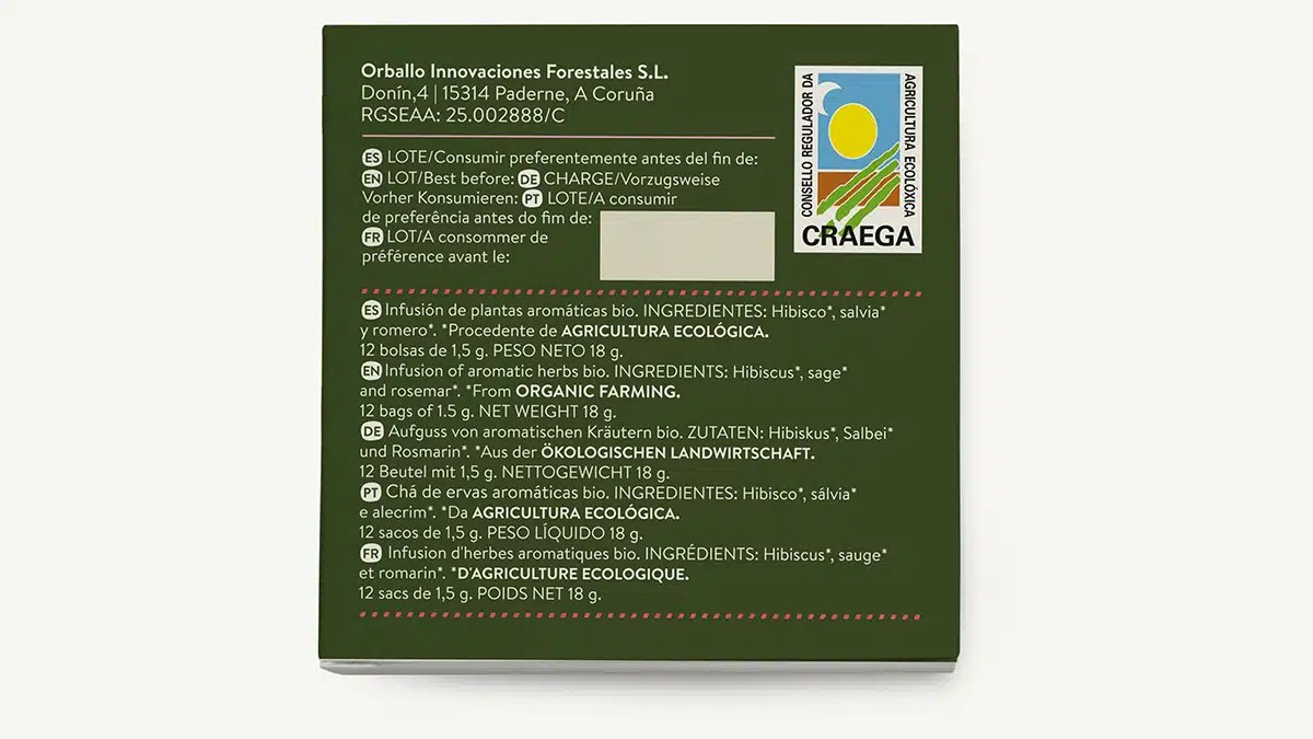 Infusión Mordisco de Hibisco, Orballo - Imagen 2