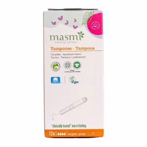 Tampones Natural Cotton Super Plus, Masmi