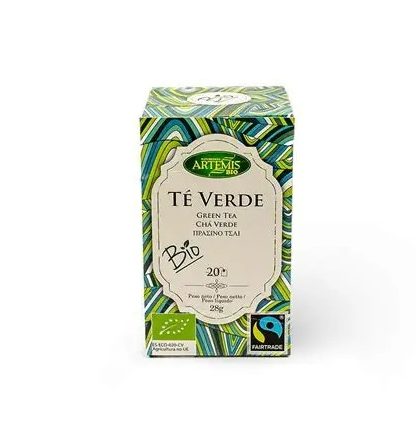 Infusión Té Verde Bio 20 bolsitas, Artemis